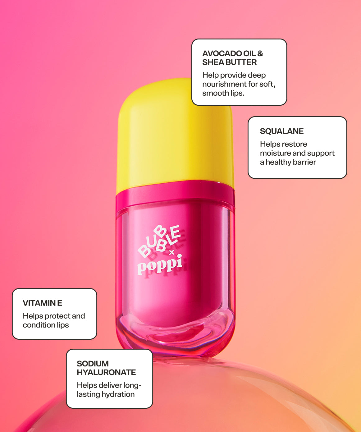 Bubble x poppi: Talk Back Strawberry Lemon