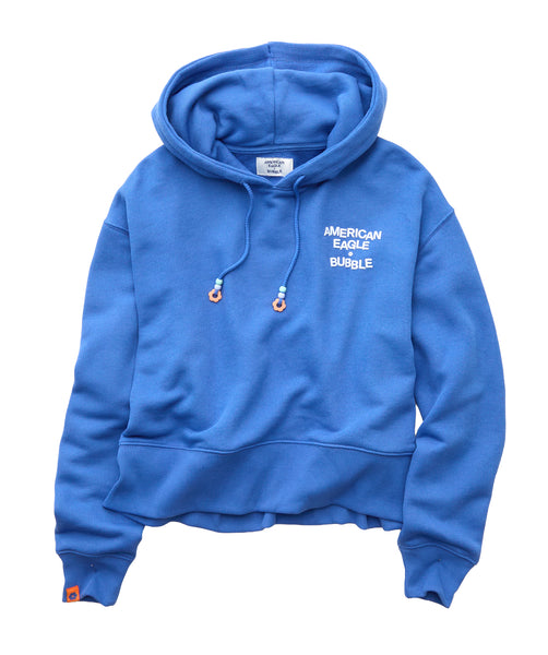 AE x Bubble Fleece Hoodie	- Blue