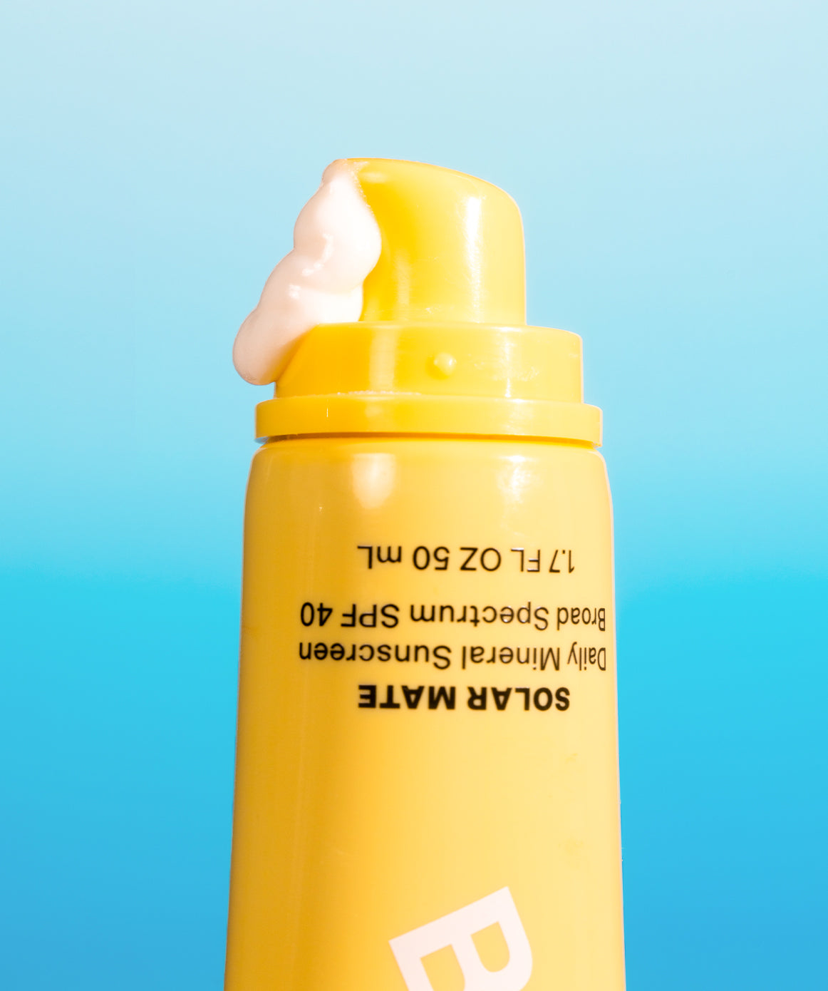 Skincare product. Daily mineral sunscreen SPF40