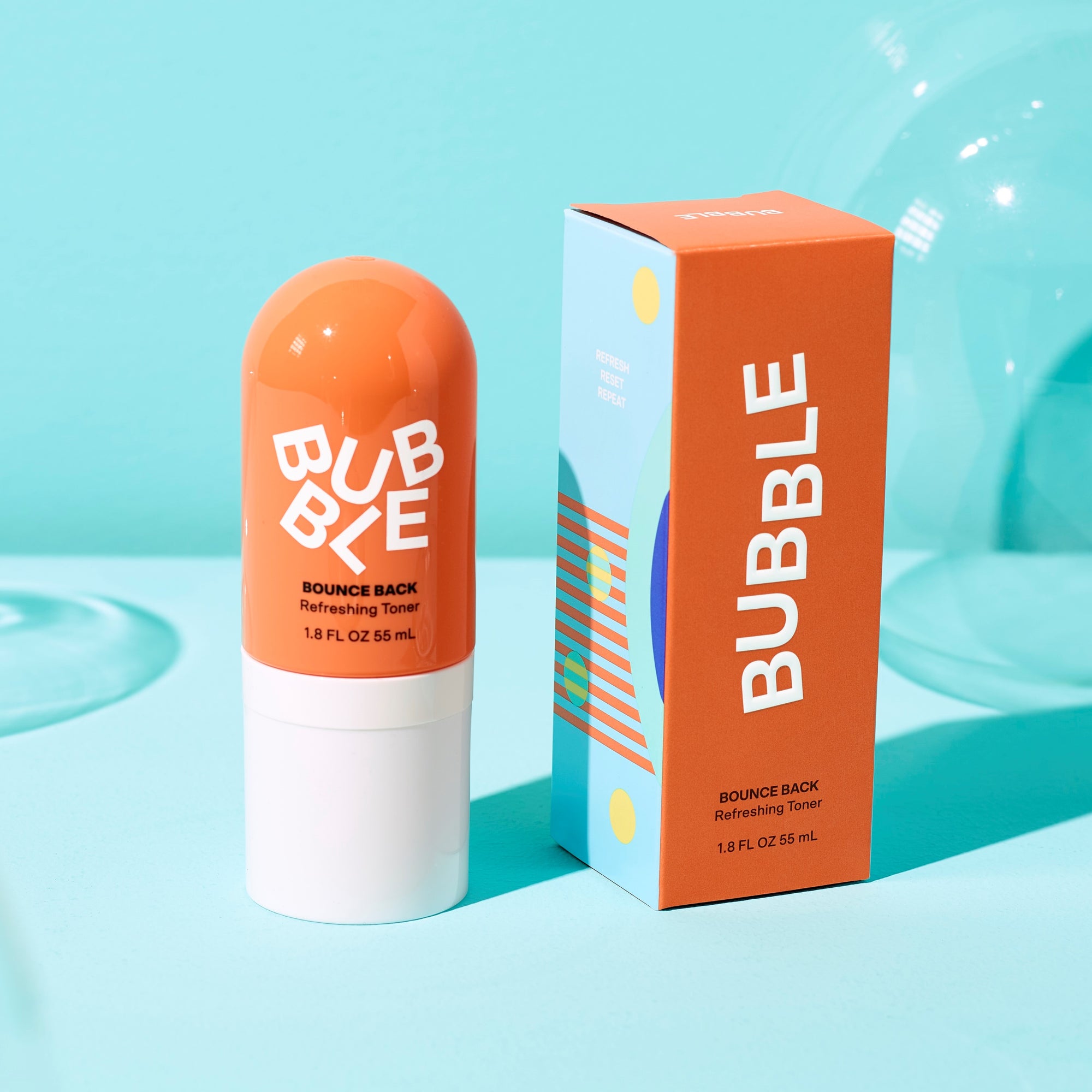 Bubble Skincare Bounce Back Refreshing Toner Spray, Balancing Mist for All  Skin Types, 1.8 fl oz / 55ml