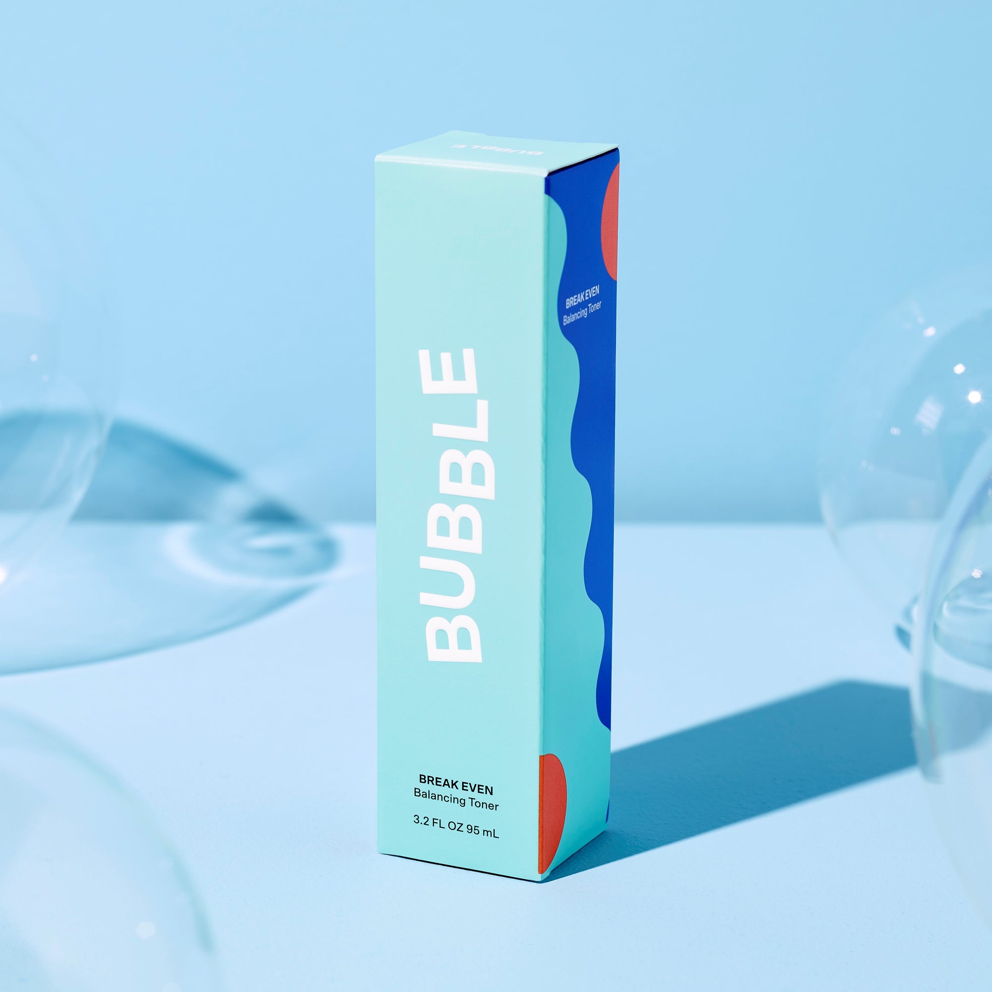 Bubble Skincare Break Even Balancing Toner Lotion - Aqua blue